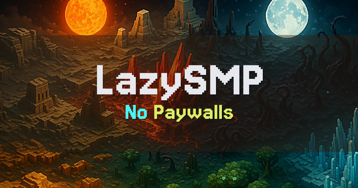 LazySMP Survival Minecraft server