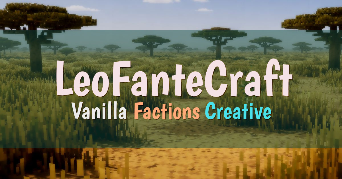 Banner for LeoFanteCraft Vanilla Survival Factions and Creative (leofantecraft.eu)