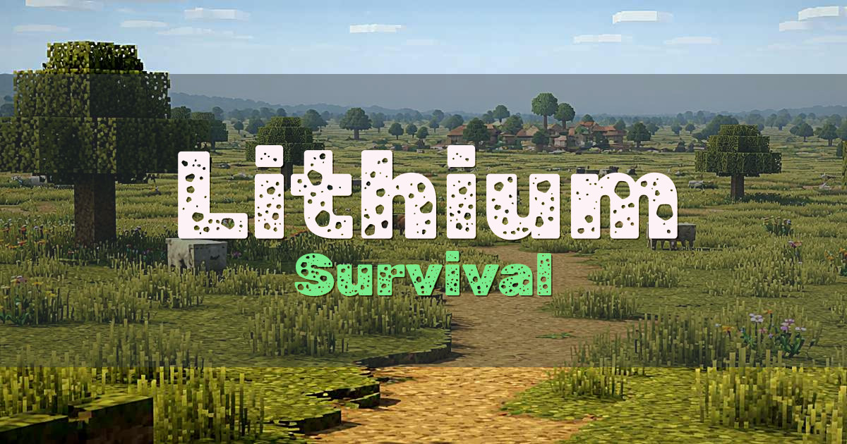 Banner for Lithium Survival (play.lithiummc.net)
