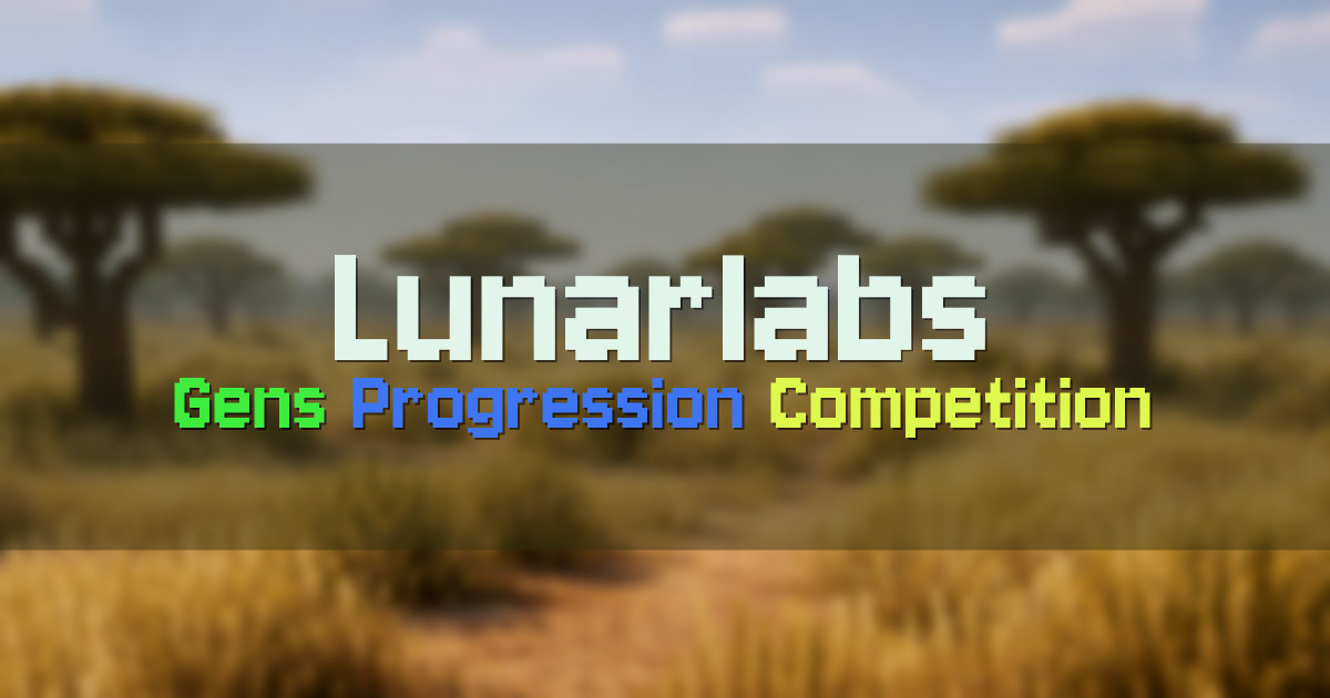 Banner for Lunarlabs Gens Progression Server (play.lunarlabs.fun)