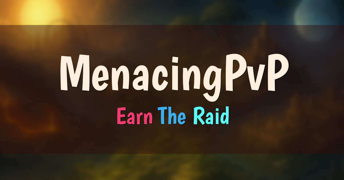 MenacingPvP Factions Minecraft server