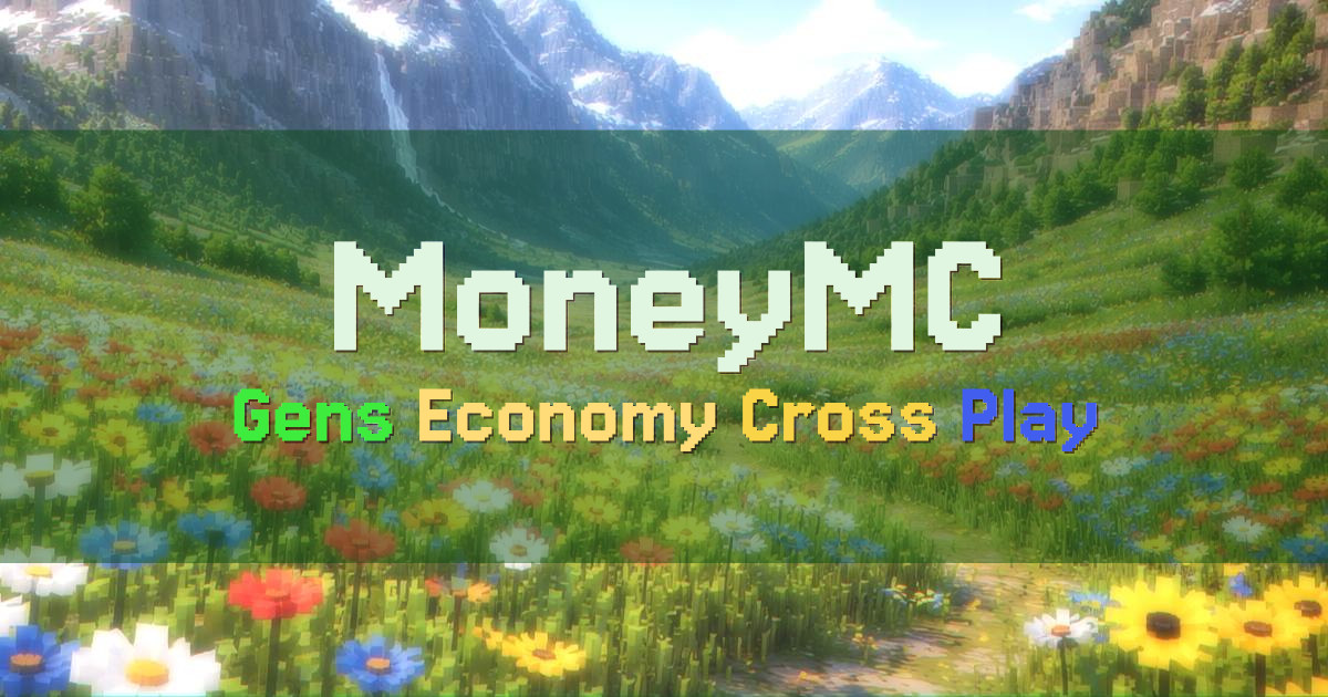 Banner for MoneyMC OP Gens Economy Server