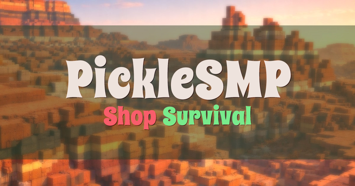 PickleSMP Survival Minecraft server