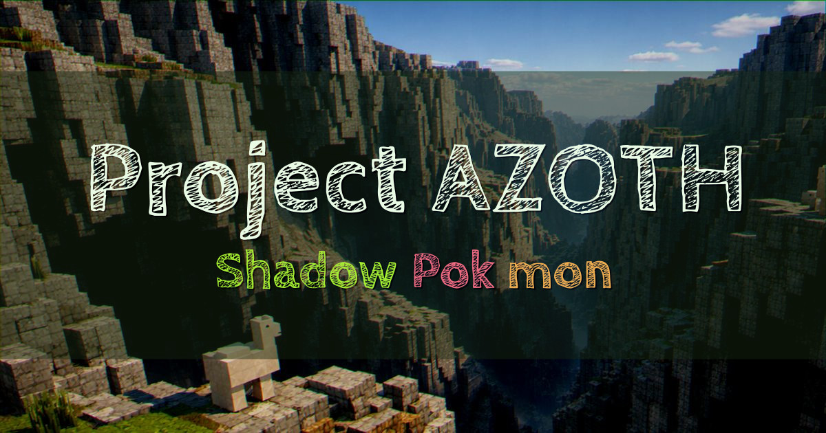 Project AZOTH Pixelmon Minecraft server