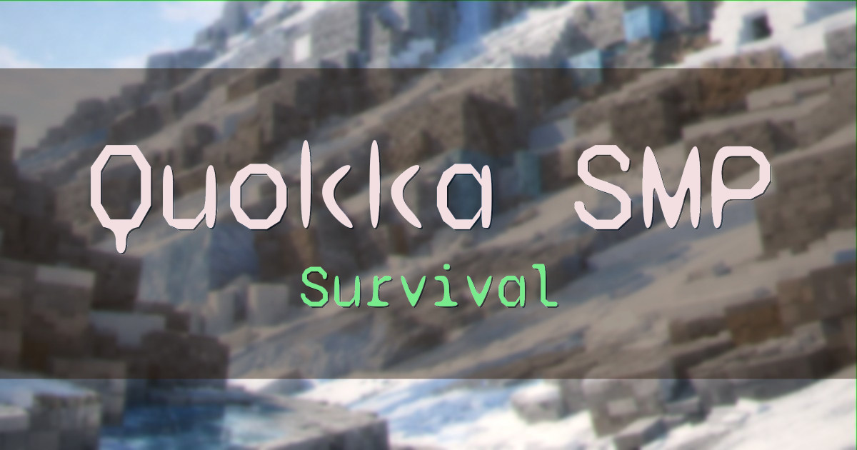 Banner for Quokka SMP Survival (play.quokkasmp.net)