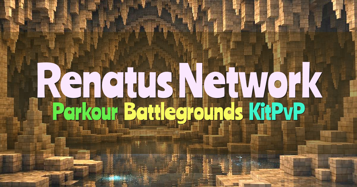 Banner for Renatus Network Parkour and Battlegrounds KitPvP (play.renatusnetwork.com)