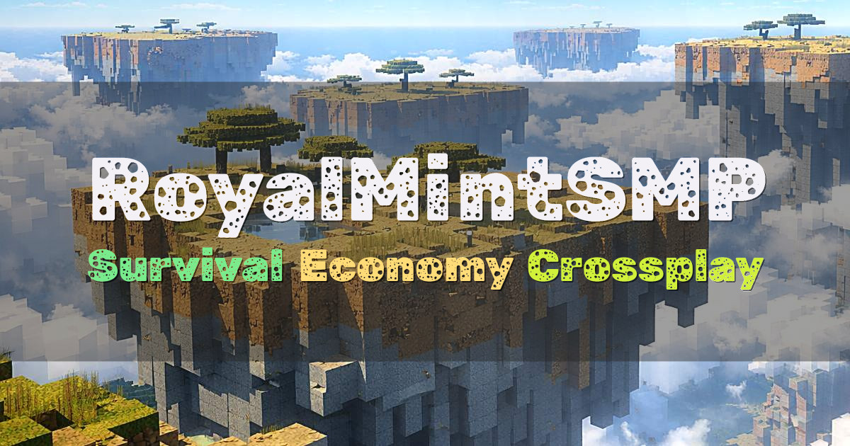 Banner for RoyalMintSMP DonutSMP Survival Economy Server (royalmintsmp.shulker.com)