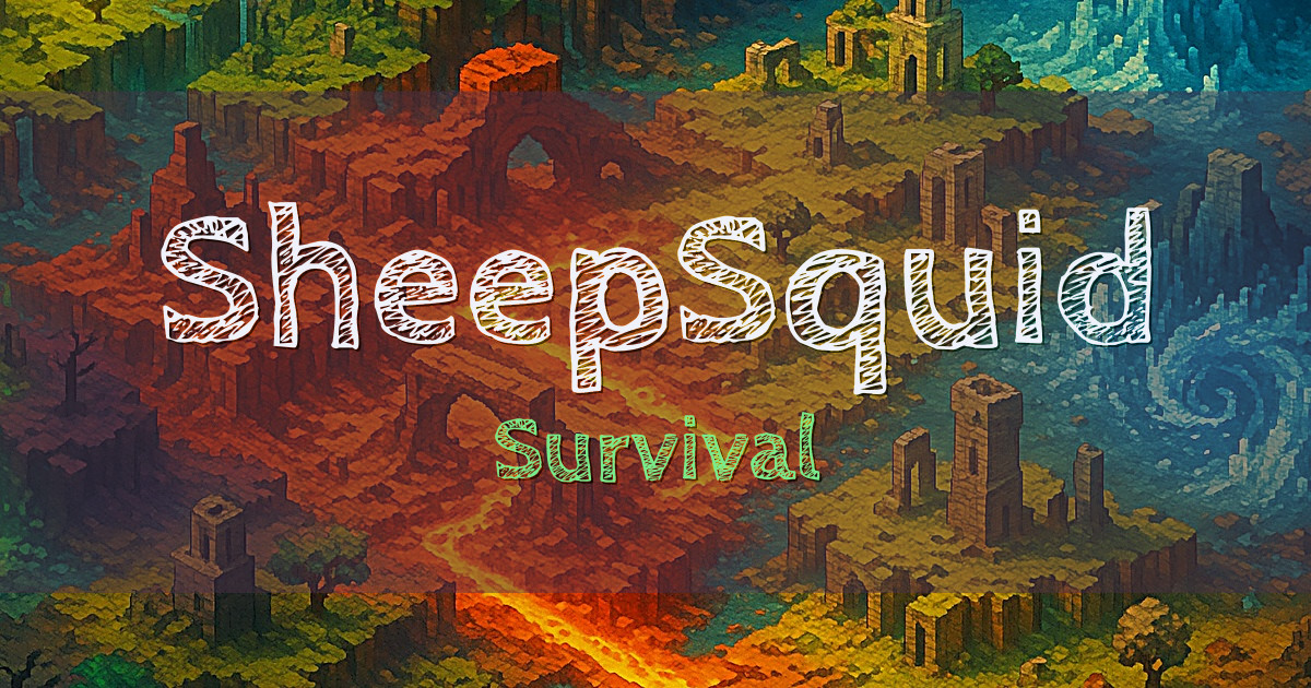 SheepSquid Survival Minecraft server