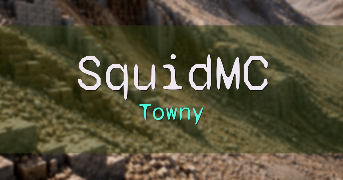 SquidMC Towny Minecraft server