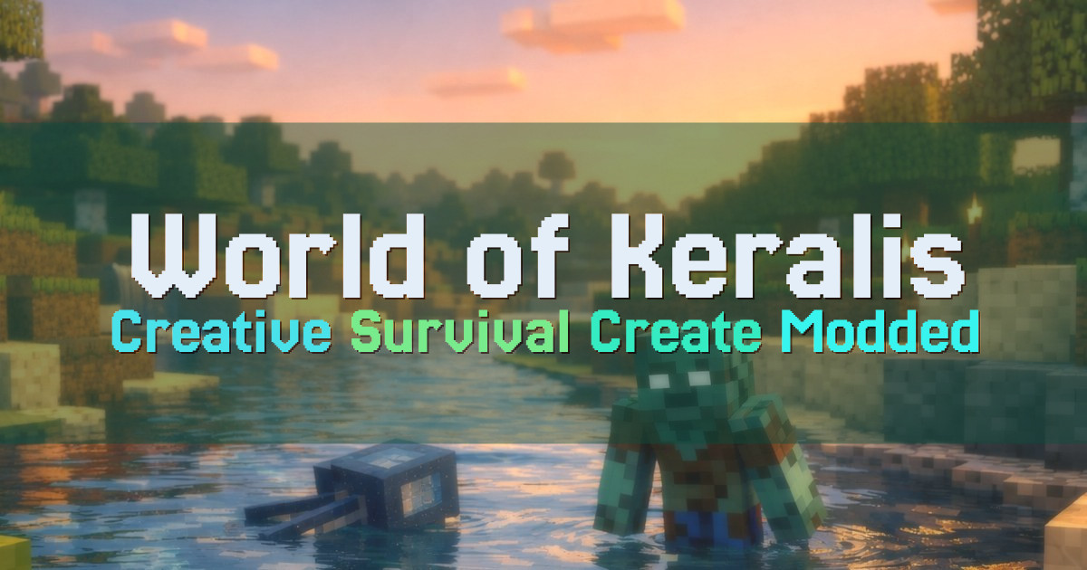 Banner for World of Keralis Creative Survival Create (play.keralis.net)