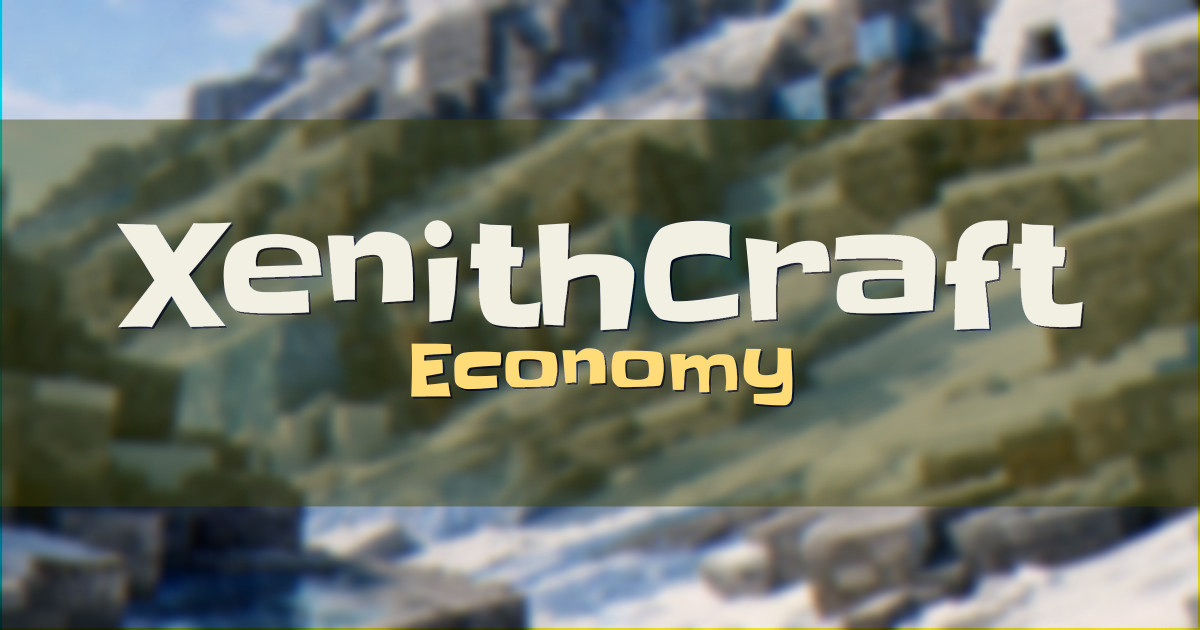 XenithCraft Economy Minecraft server