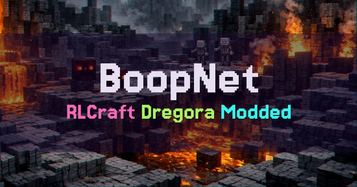 Banner for BoopNet RLCraft Dregora Modded Survival (dregora.boopnet.gg)
