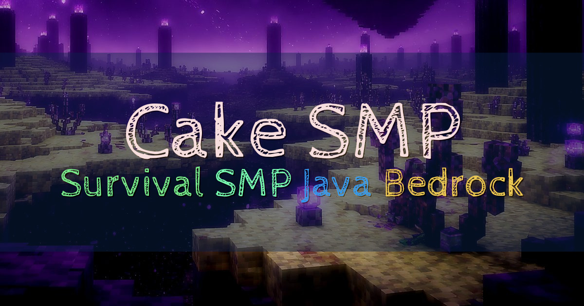 Banner for Cake SMP Community Driven Survival SMP