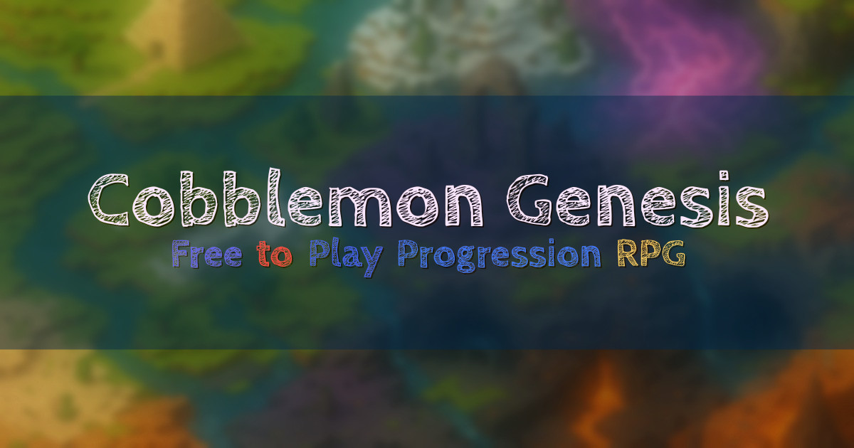 Banner for Cobblemon Genesis Free to Play Progression (play.cobblemongenesis.com)