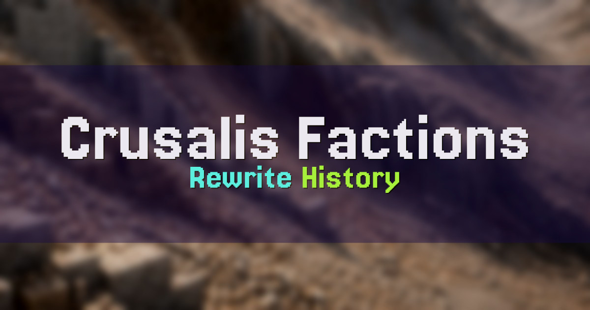 Crusalis Factions Minecraft server