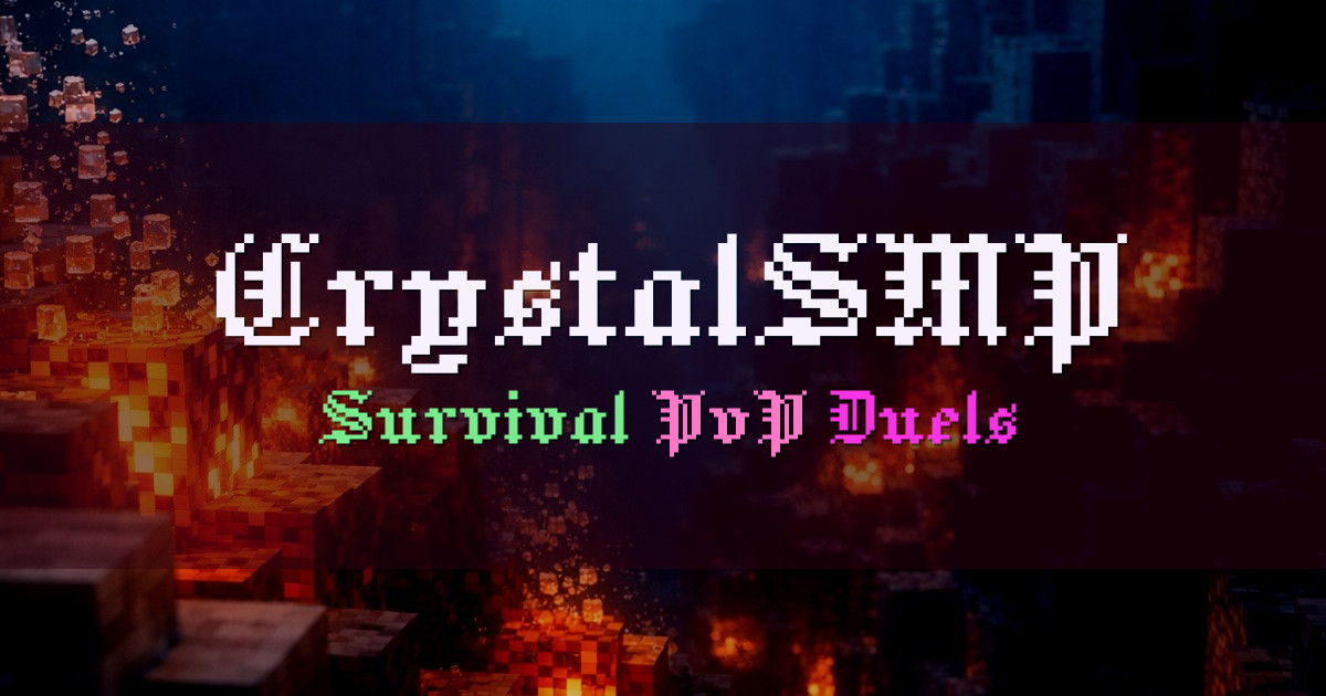 Banner for CrystalSMP Survival with PvP Duels (187.77.100.223)