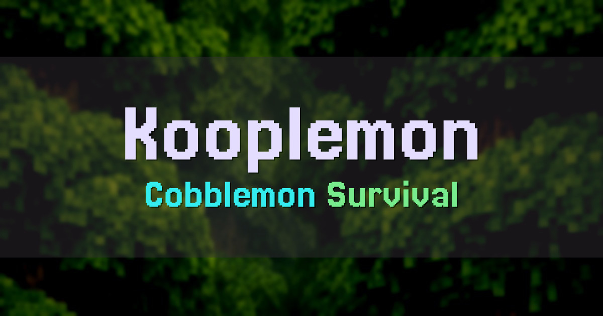 Banner for Kooplemon Cobblemon Survival