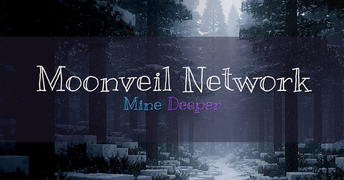 Moonveil Network Skyblock Minecraft server