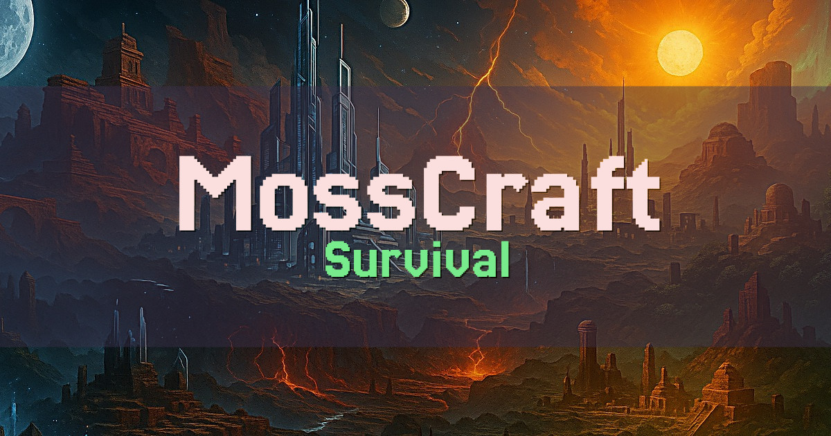 Banner for MossCraft Survival (mosscraft.net)