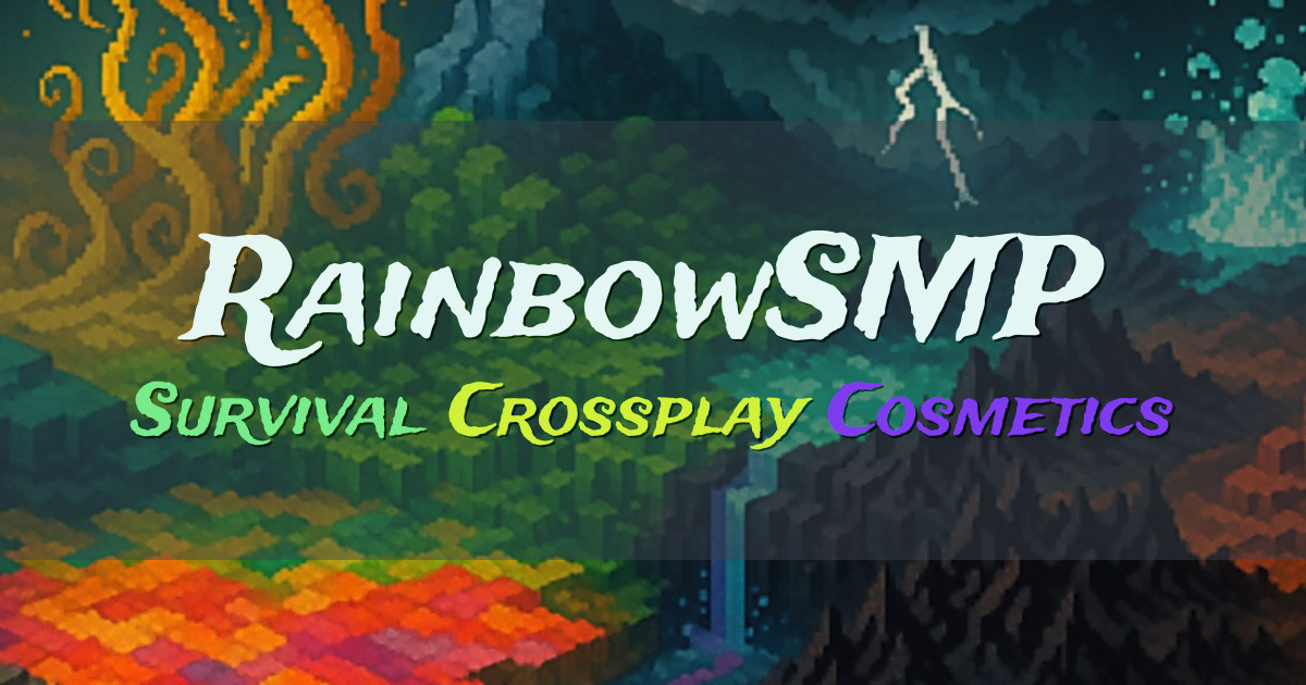Banner for RainbowSMP Cozy Community Survival (play.rainbowsmp.net)