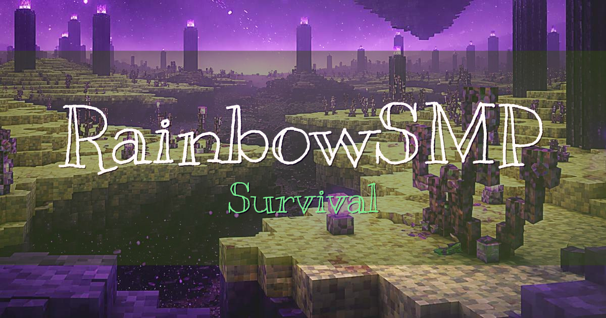 Banner for RainbowSMP Survival (play.rainbowsmp.net)
