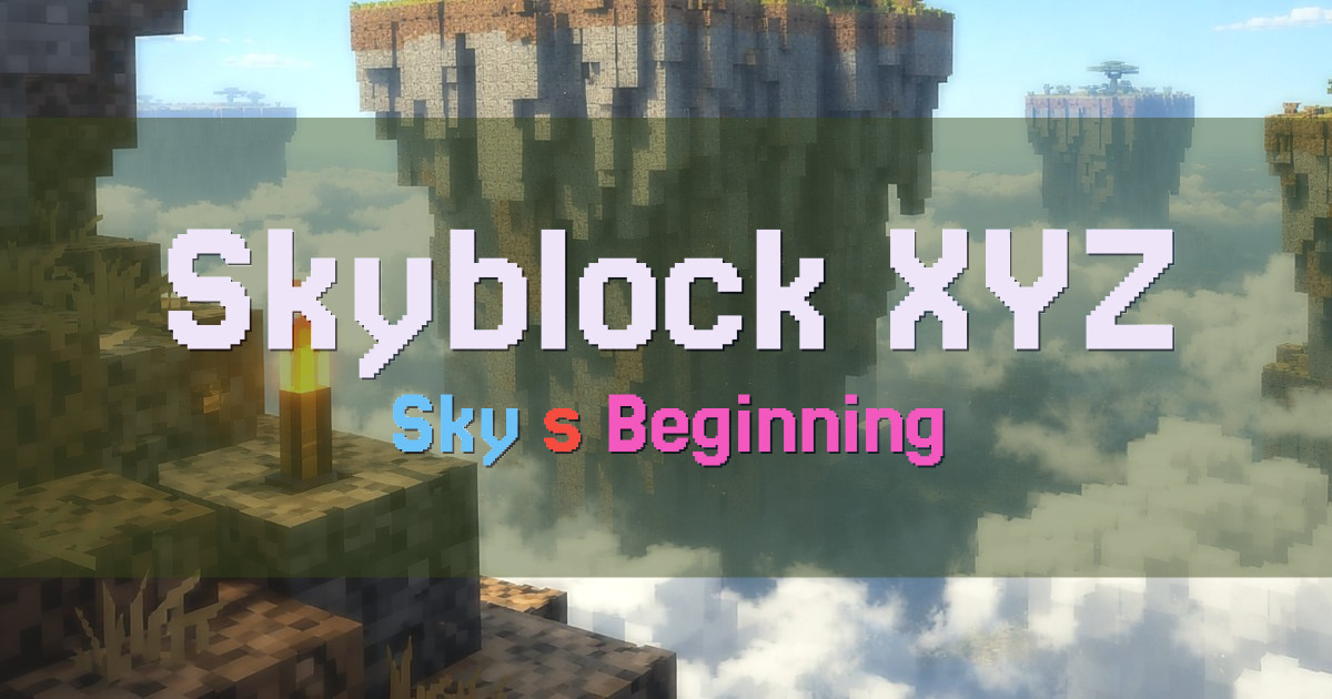 Skyblock.XYZ Skyblock Minecraft server