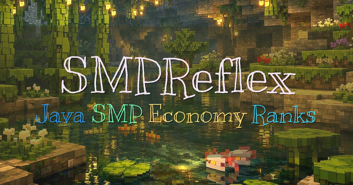 Banner for SMPReflex Java SMP with Economy and Ranks (play.smpreflex.com)