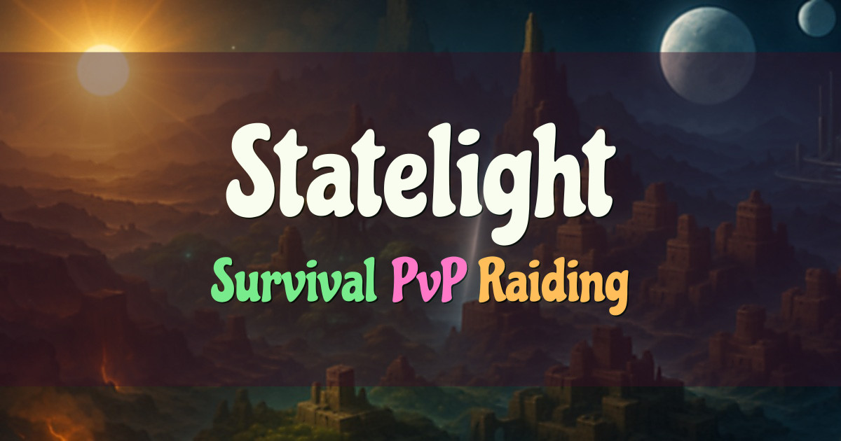 Banner for Statelight Survival PvP with Raiding and Economy (statelight.de)