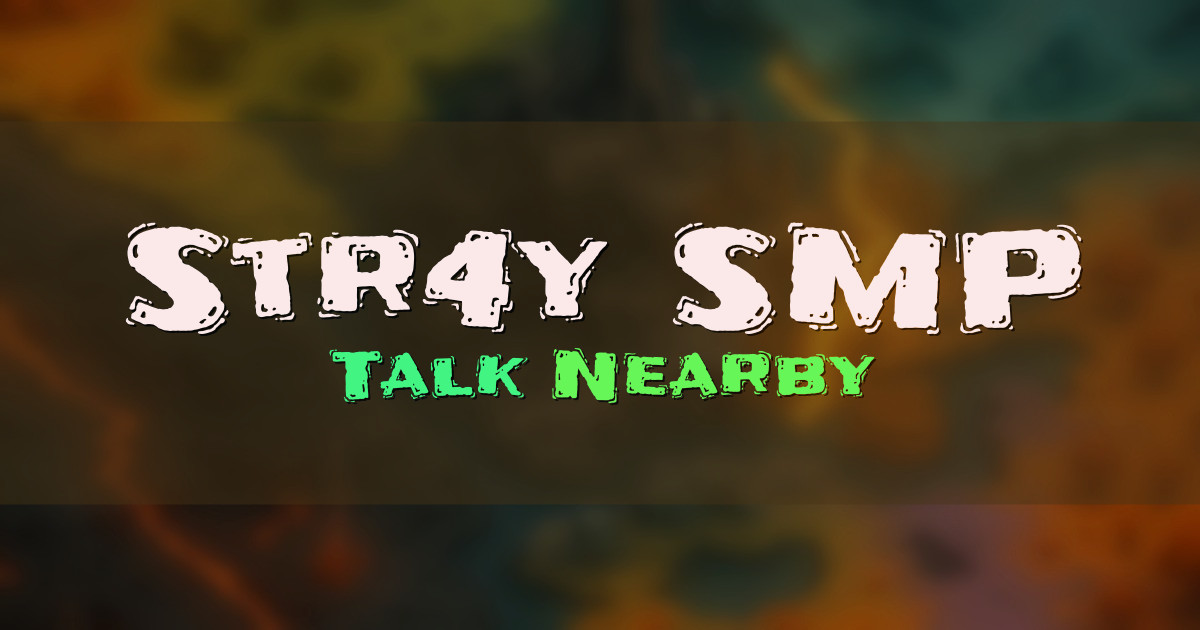 Str4y SMP Survival Minecraft server