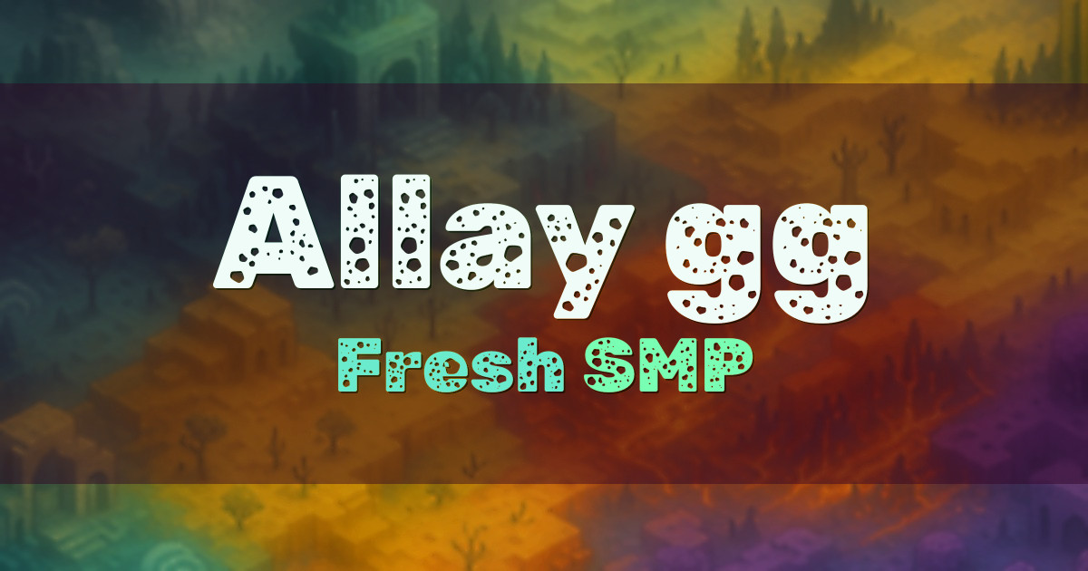 Allay.gg Survival Minecraft server