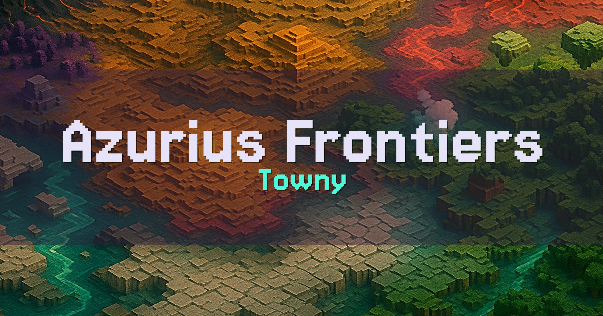 Banner for Azurius Frontiers Towny (play.azurius.us)
