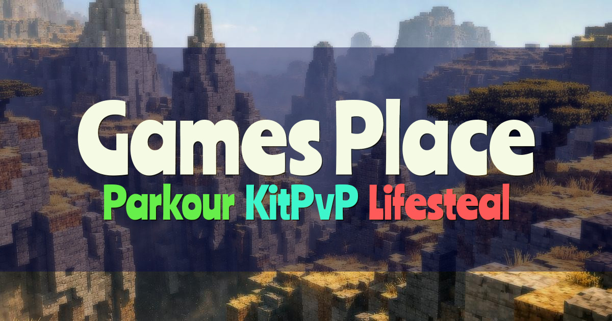 Banner for Games Place CoolPVP Network (games.place)
