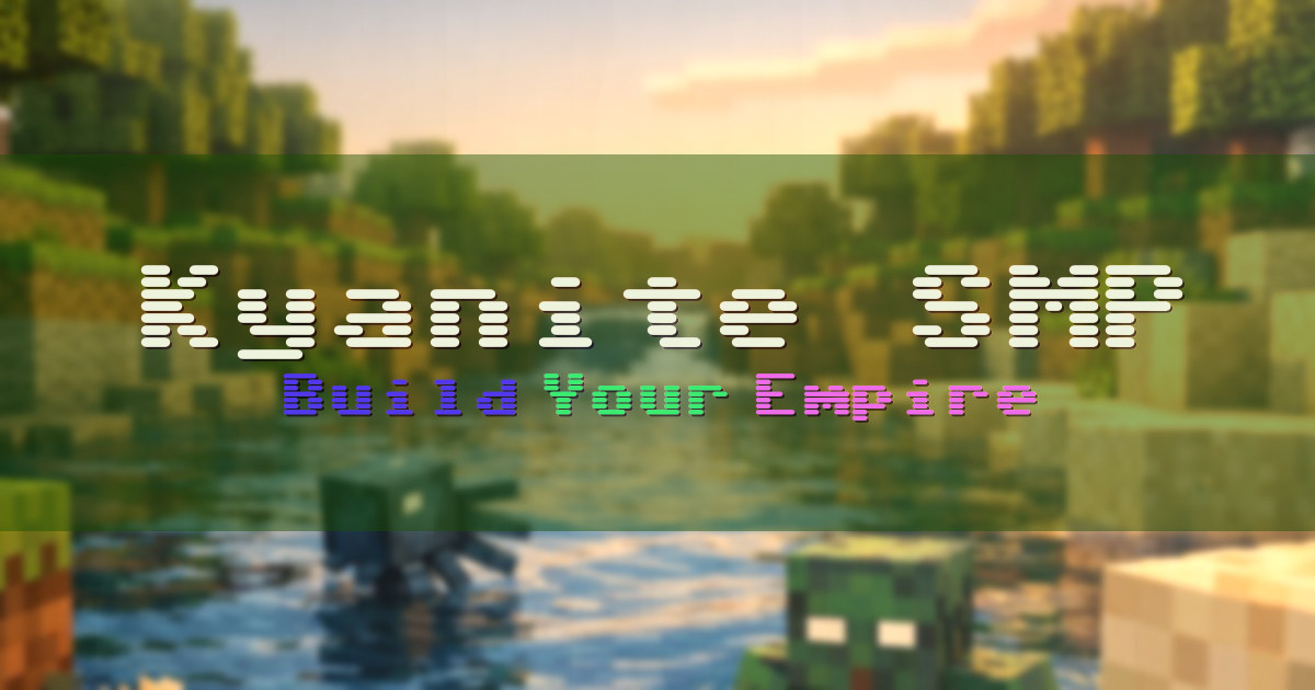 Kyanite SMP Survival Minecraft server