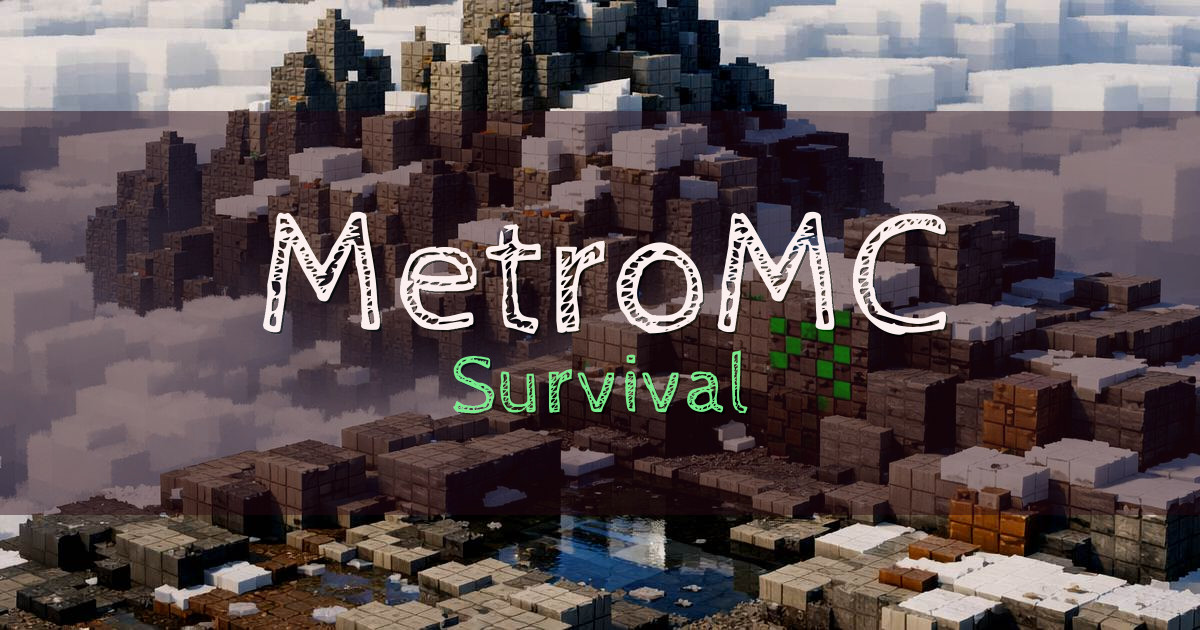 Banner for MetroMC Survival (join.metromc.net)