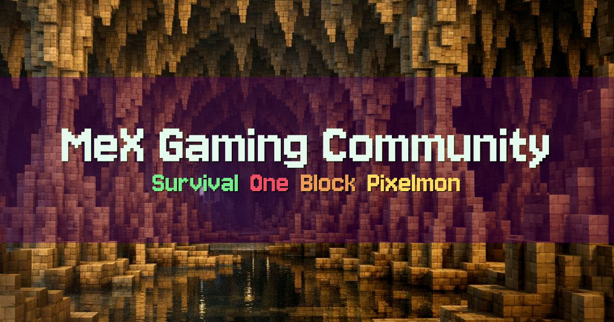 Banner for MeX Gaming Community MC (mexgaming.servegame.com)