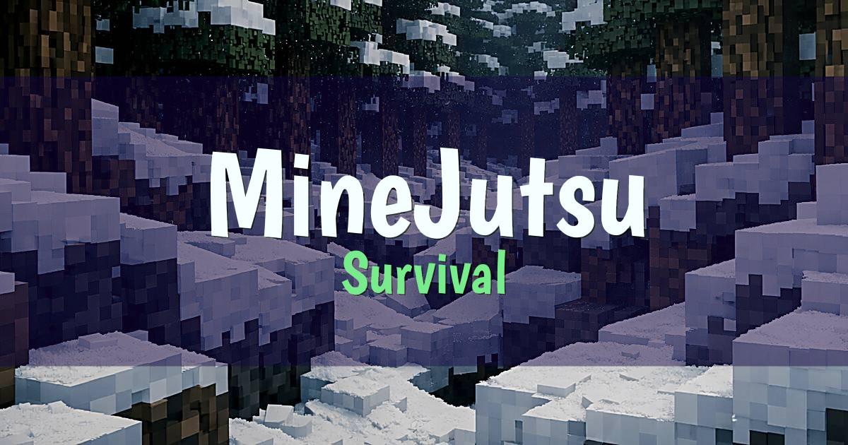 Banner for MineJutsu Survival (mso.minejutsu.com)
