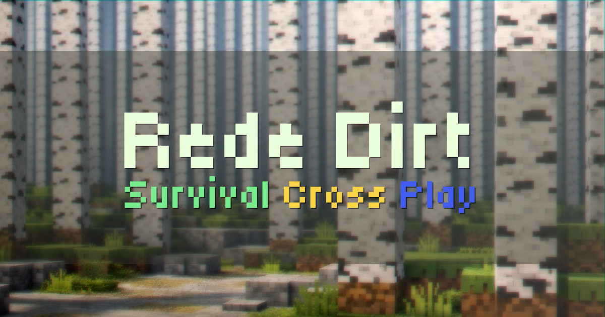 Banner for Rede Dirt Survival com Cross Play (jogar.rededirt.com)