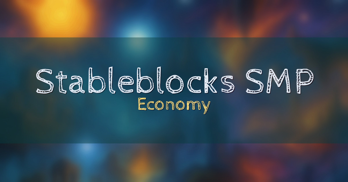 Banner for Stableblocks SMP Economy