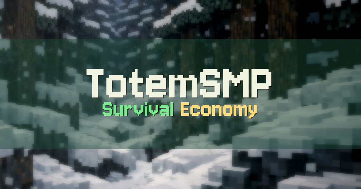 Banner for TotemSMP Survival Economy