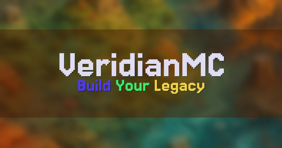 VeridianMC Towny Minecraft server