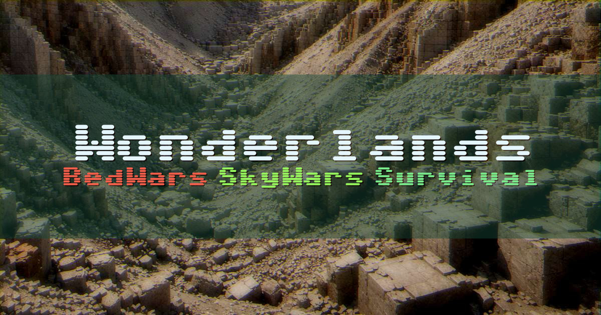 Banner for Wonderlands BedWars SkyWars Survival (wonderlands.ge)