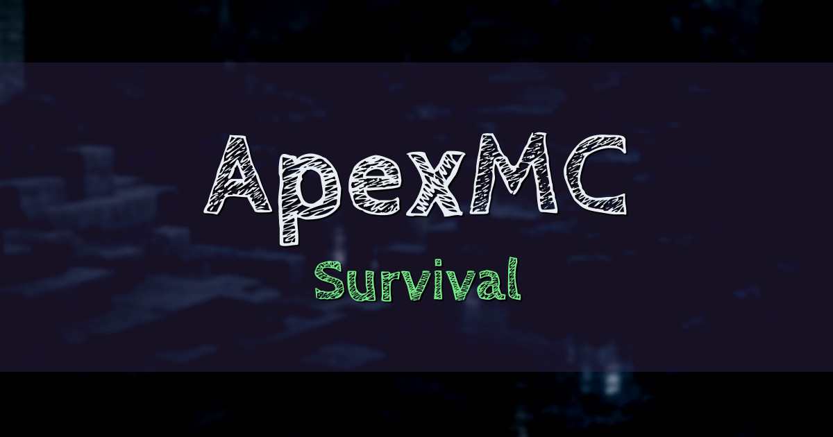 Banner for ApexMC Survival