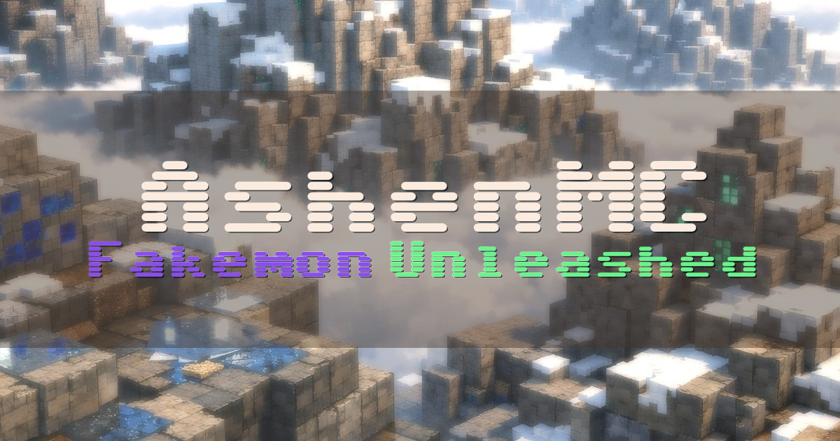 AshenMC Cobblemon Minecraft server