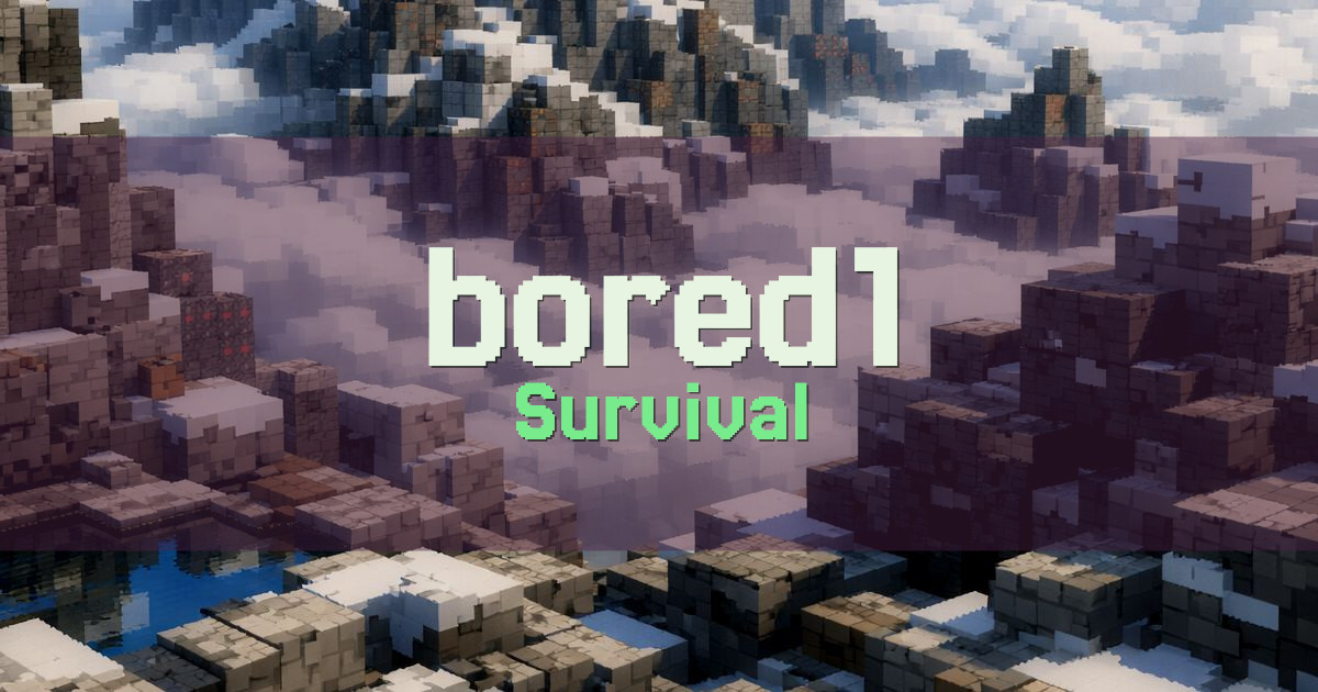 Banner for bored1 Survival (bored1.net)