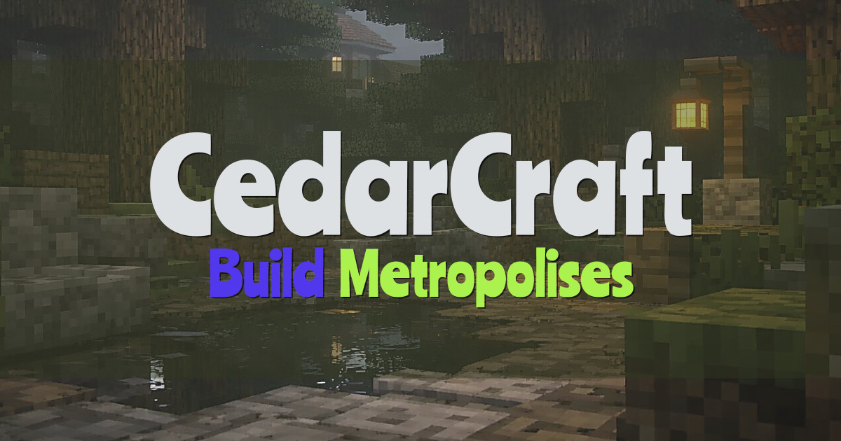 CedarCraft Survival Minecraft server