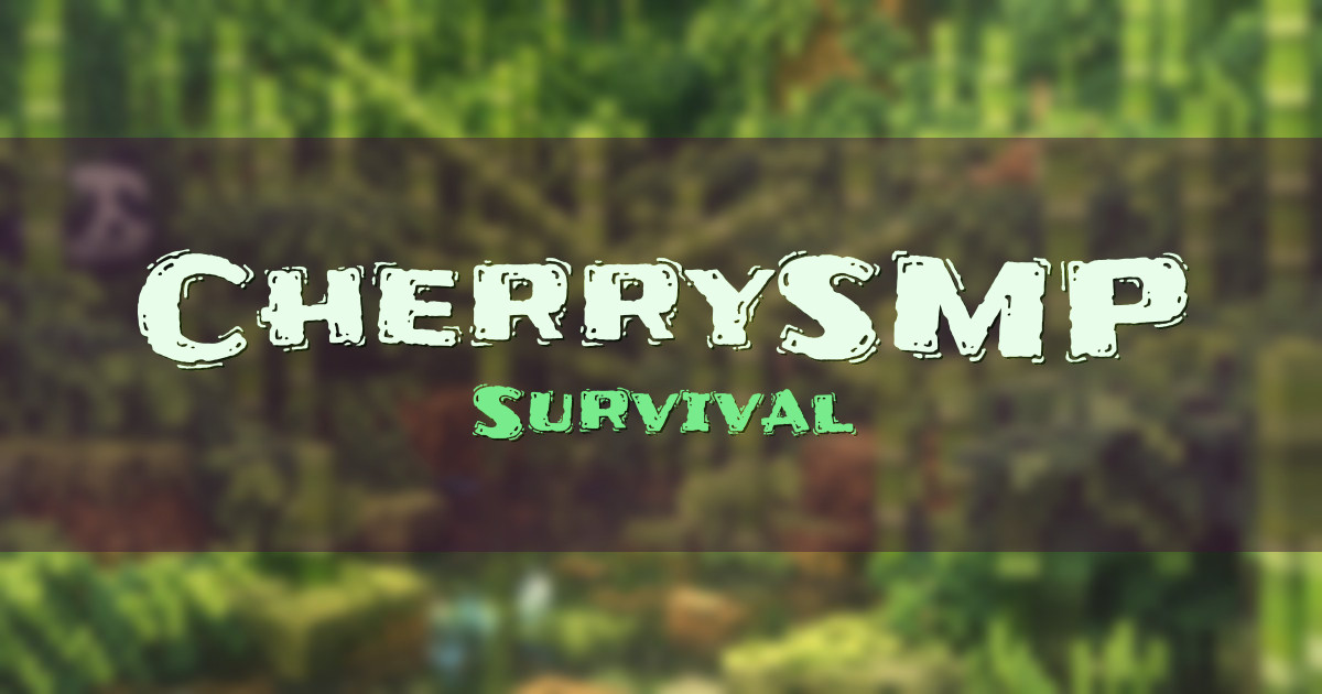 Banner for CherrySMP Survival