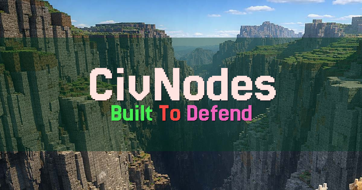 CivNodes Civilization Minecraft server