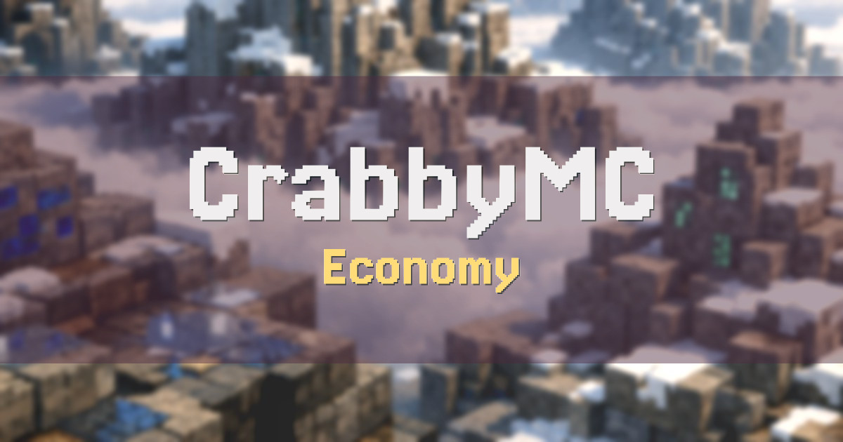 Banner for CrabbyMC Economy (play.crabbymc.fun)
