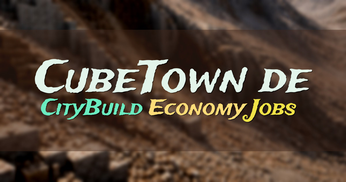 Banner for CubeTown.de CityBuild Server (cubetown.de)