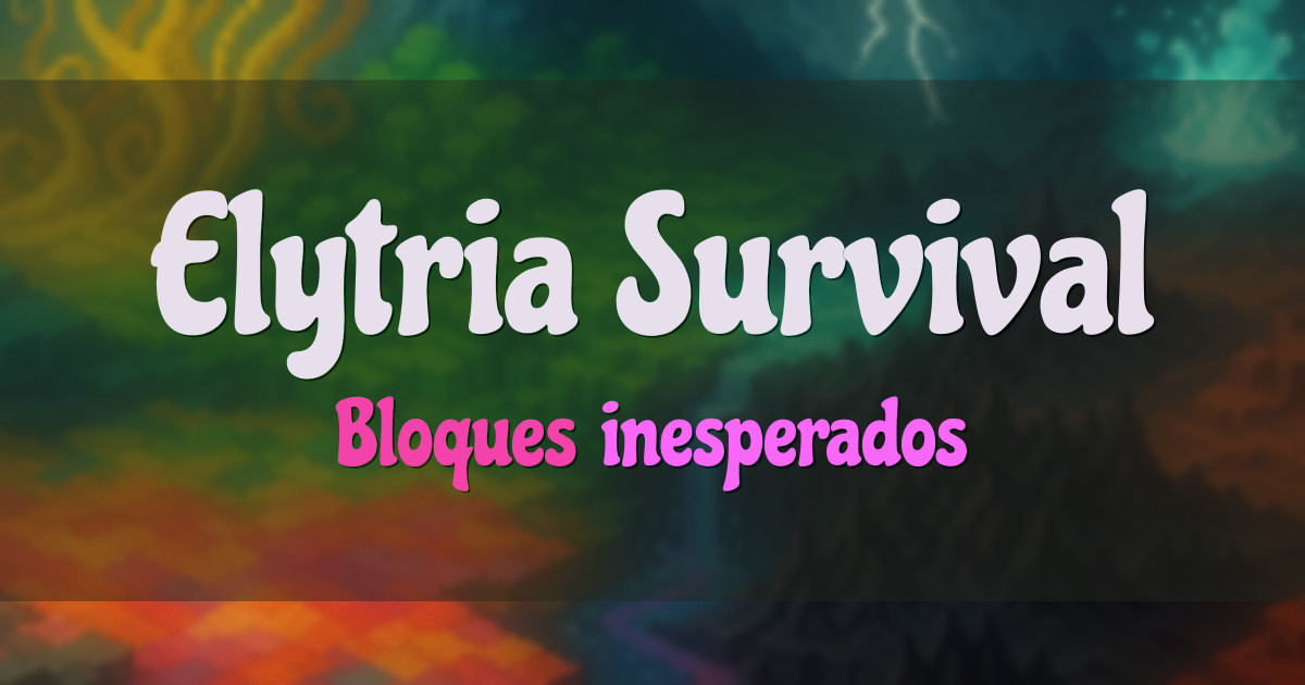 Elytria Survival Minecraft server